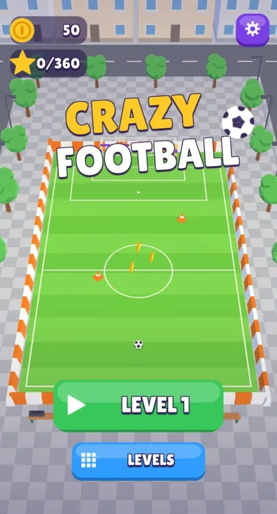 Crazy Football gameplay