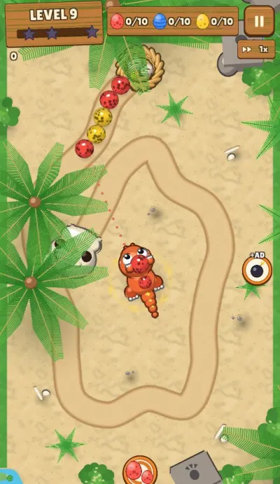 Dino Egg Blast gameplay