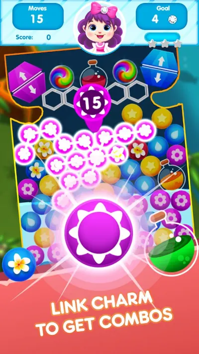 Jewel Diamond - Bubble Blast gameplay