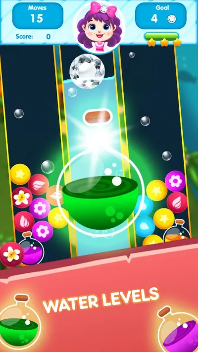 Jewel Diamond - Bubble Blast gameplay