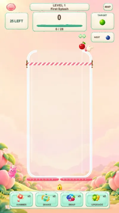 Juice Fruit: Merge Puzzle gameplay