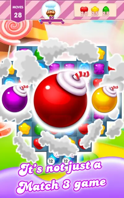 Sweet Candy - Match 3 Juicy gameplay